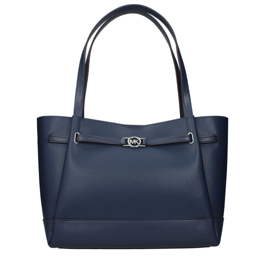 Michael Kors Blue Leather Shoulder Bag