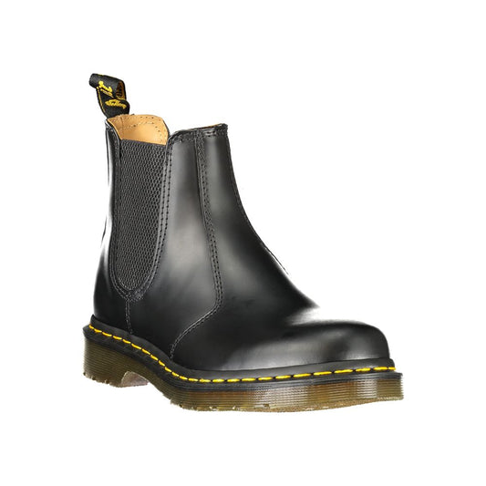 Dr. Martens Black Leather Unisex Ankle Boot