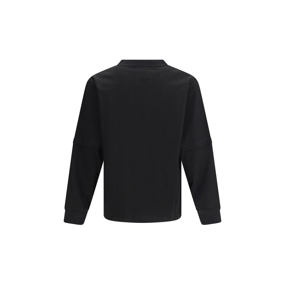 Sacai Black Cotton T-Shirt
