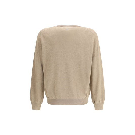 Ferragamo Beige Fleece Wool Sweatshirt