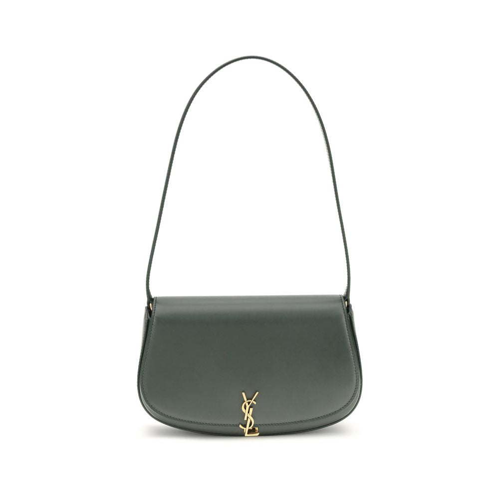 Saint Laurent Bicolor Calf Leather Bos Taurus Shoulder Bag