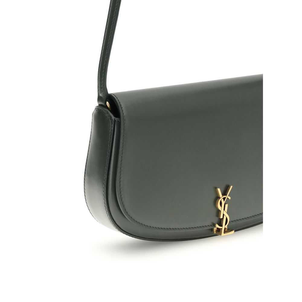 Saint Laurent Bicolor Calf Leather Bos Taurus Shoulder Bag