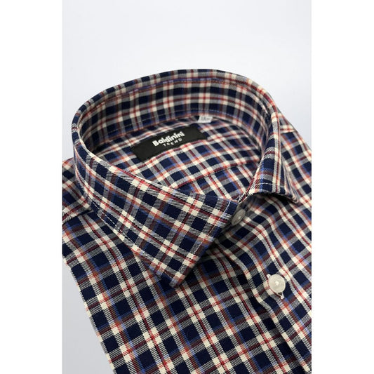 Baldinini Trend Multicolor Cotton Men Shirt