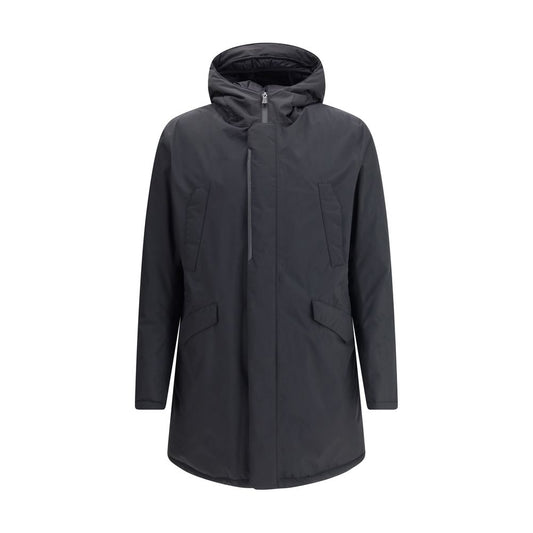 Herno Black Polyester Parka