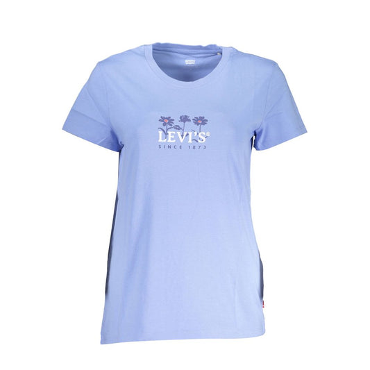 Levi's Azzurro Cotton Women T-Shirt