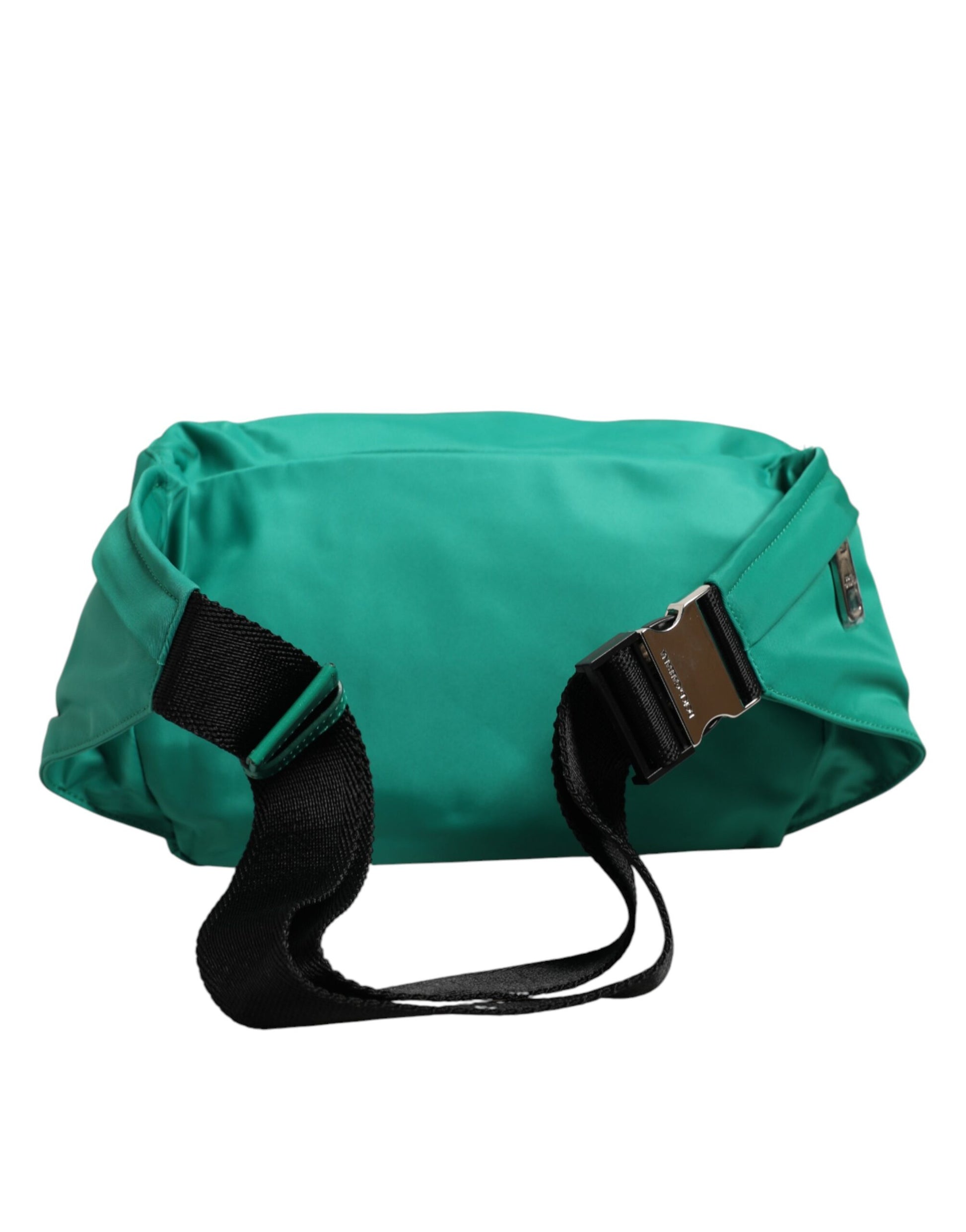 Dolce & Gabbana Green Logo Plaque Nylon Waist Fanny Pack Men's Borse Bag