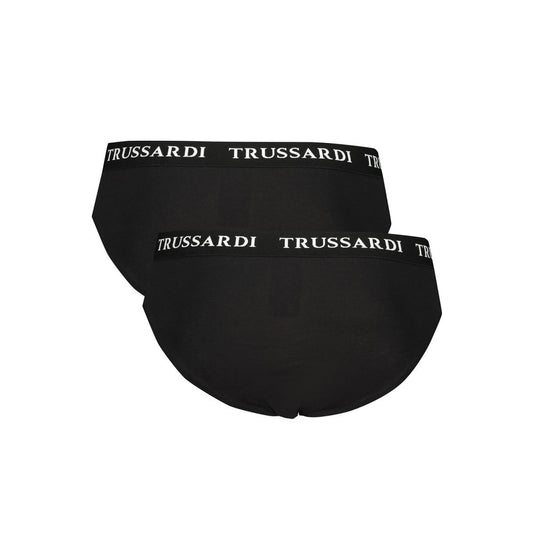 Trussardi Black Cotton Men's Underwear