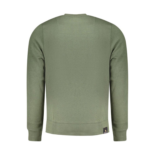 Accademia Militare Green Cotton Men Sweater