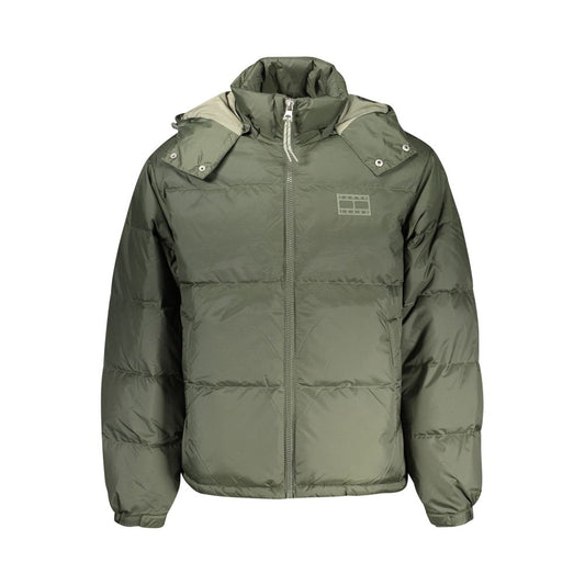Tommy Hilfiger Green Polyester Men Jacket