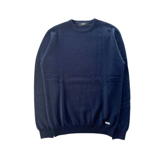 Baldinini Trend Blue Cashmere Men Sweater