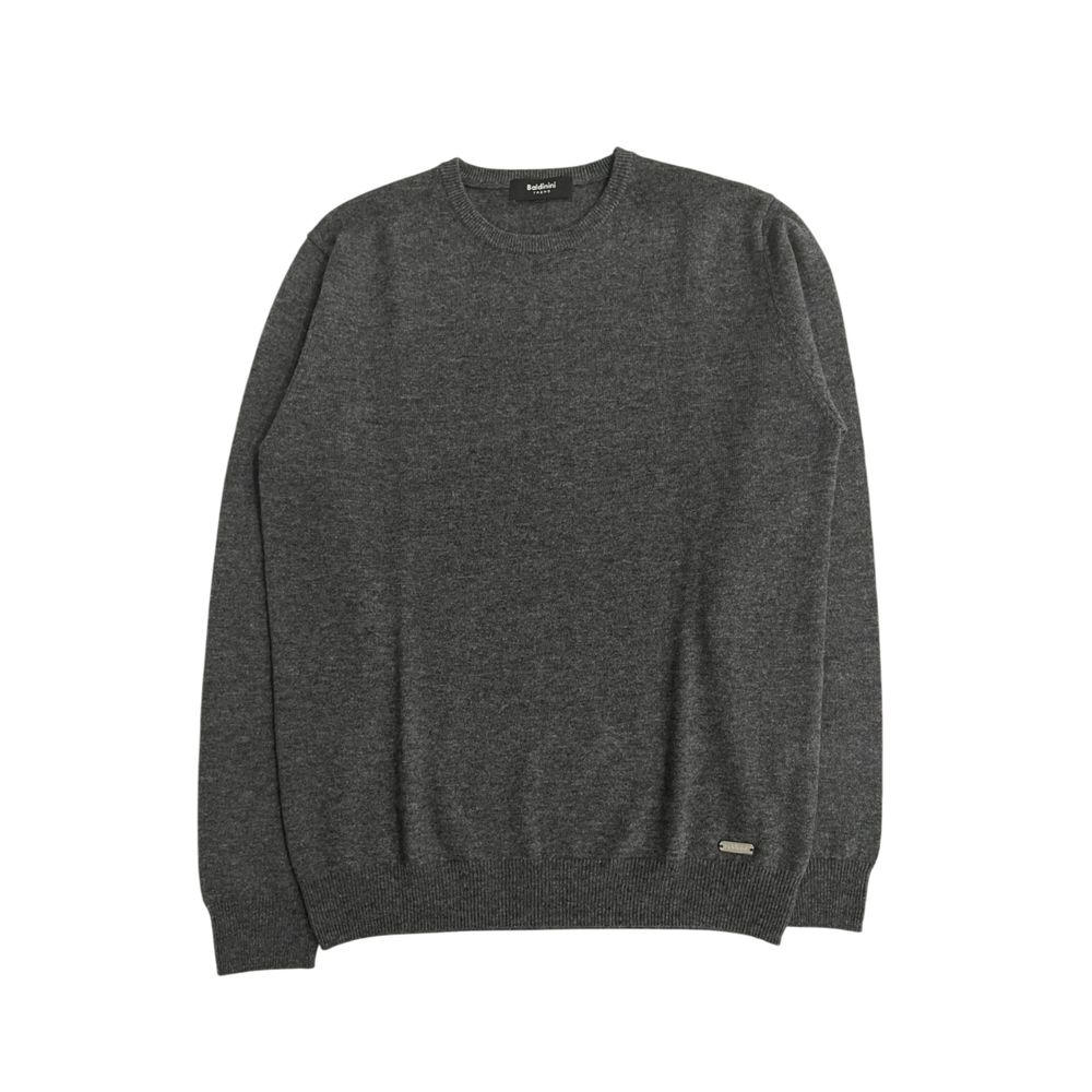 Baldinini Trend Gray Cashmere Men Sweater