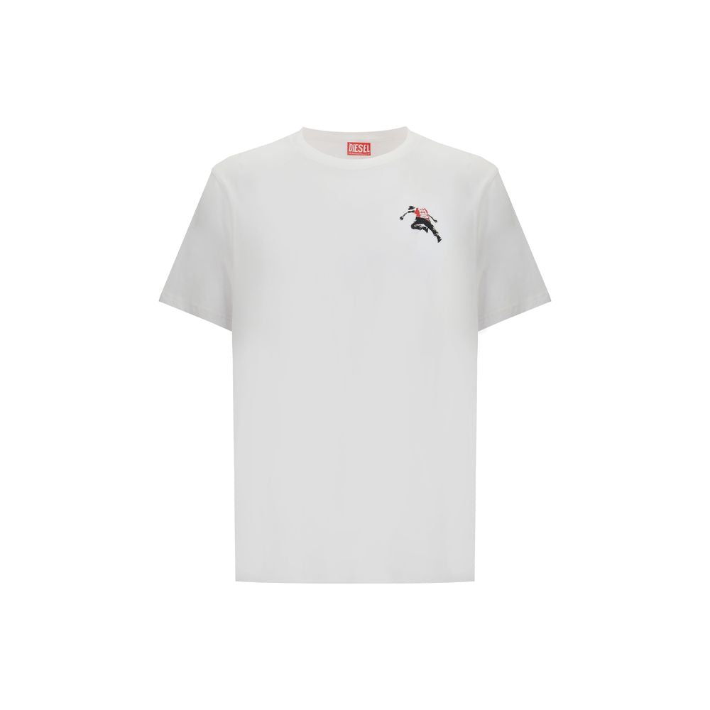 Diesel White Cotton T-Shirt