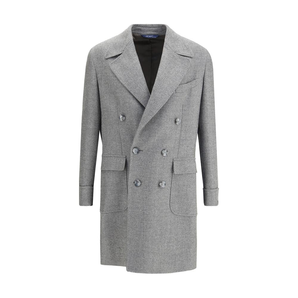 Gi Capri Gray Fleece Wool Coat