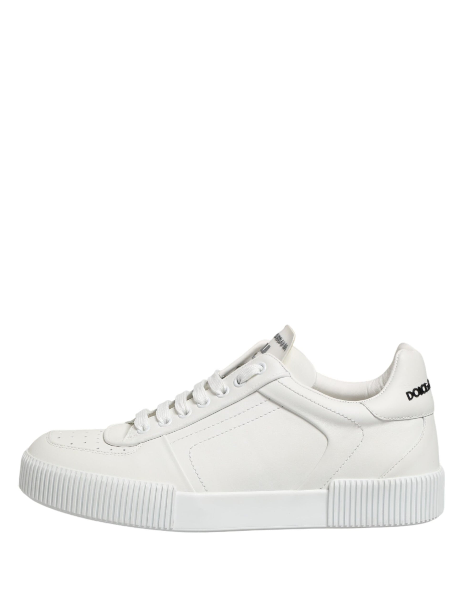Dolce & Gabbana MIAMI Calf Low Top Men Sneakers  White