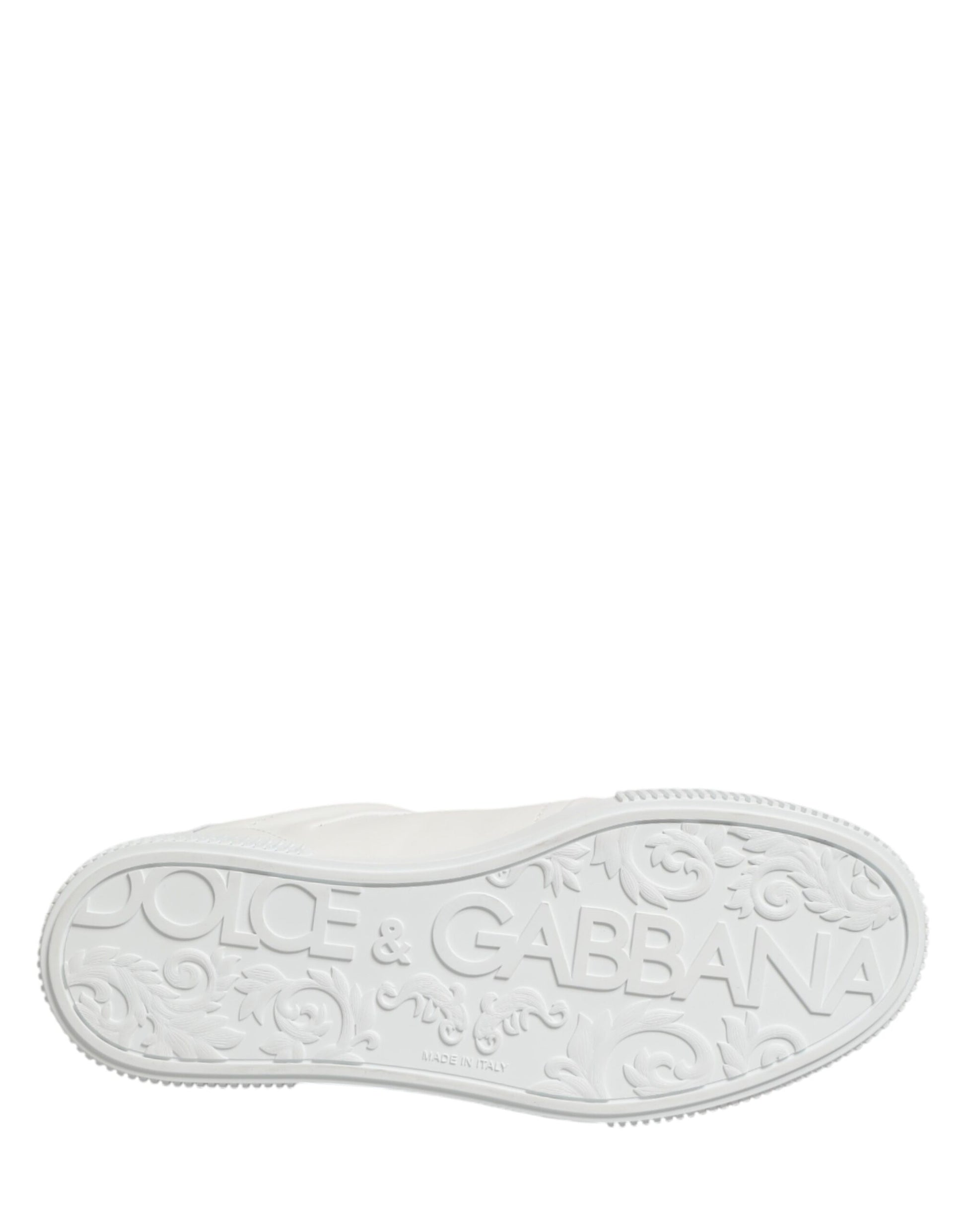 Dolce & Gabbana MIAMI Calf Low Top Men Sneakers  White