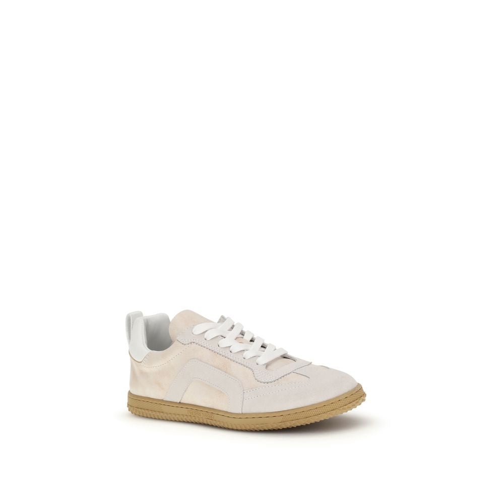 Pierre Hardy Cream Calf Leather Bos Taurus Low Top Sneakers