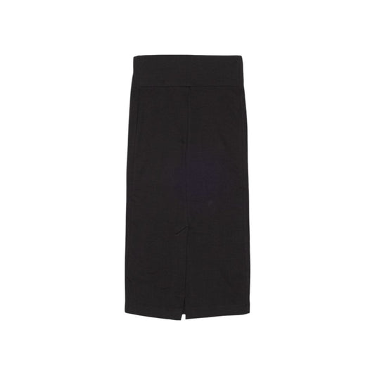 Puma Black Cotton Long Skirt