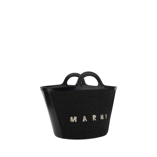 Marni Black Cotton Shoulder Bag
