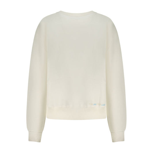 North Sails Bianco Cotton Women Sweatshirt