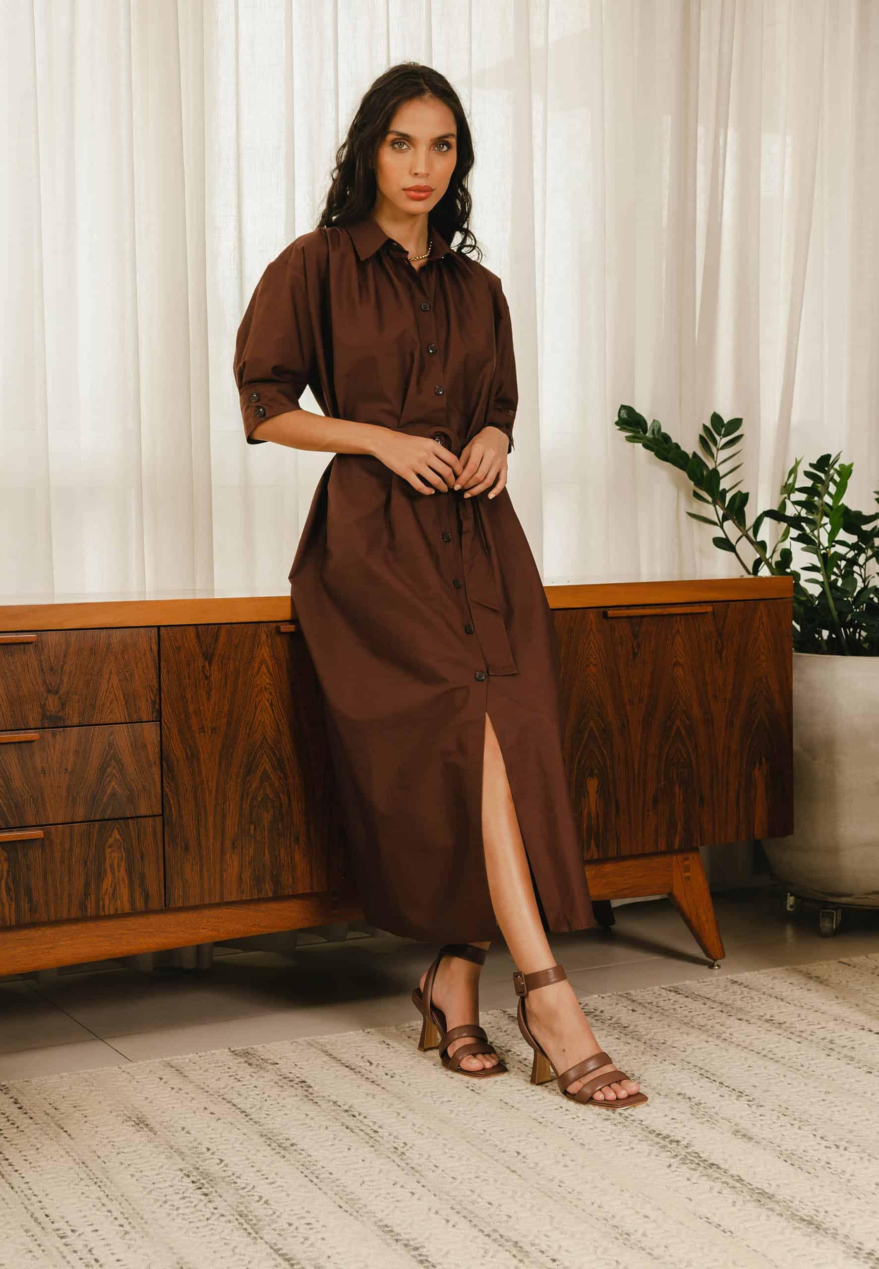 Mangará Atelier Brown Calf Leather Sandals Uvaia – Women’S 8 Cm Sculpted Heel With Ankle Strap