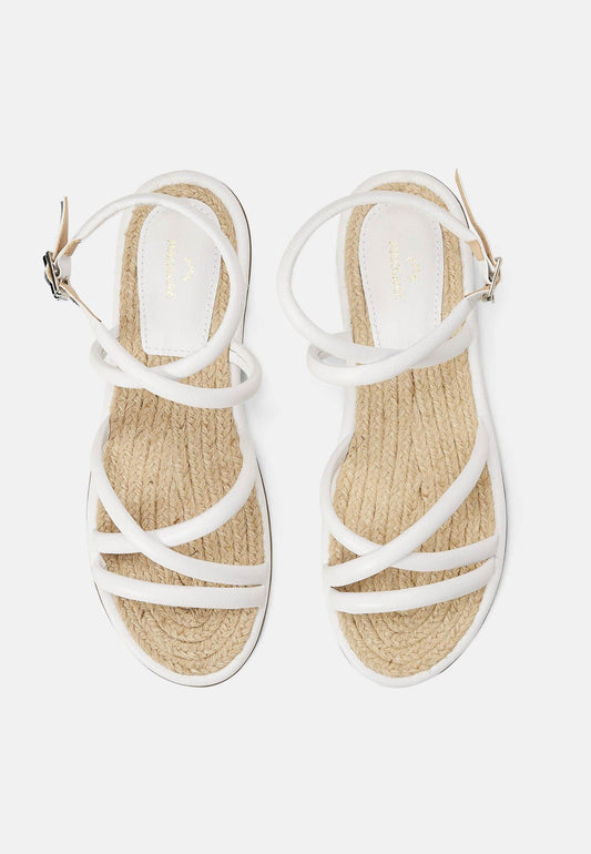 Mangará Atelier White Angico Women'S Leather Sandals