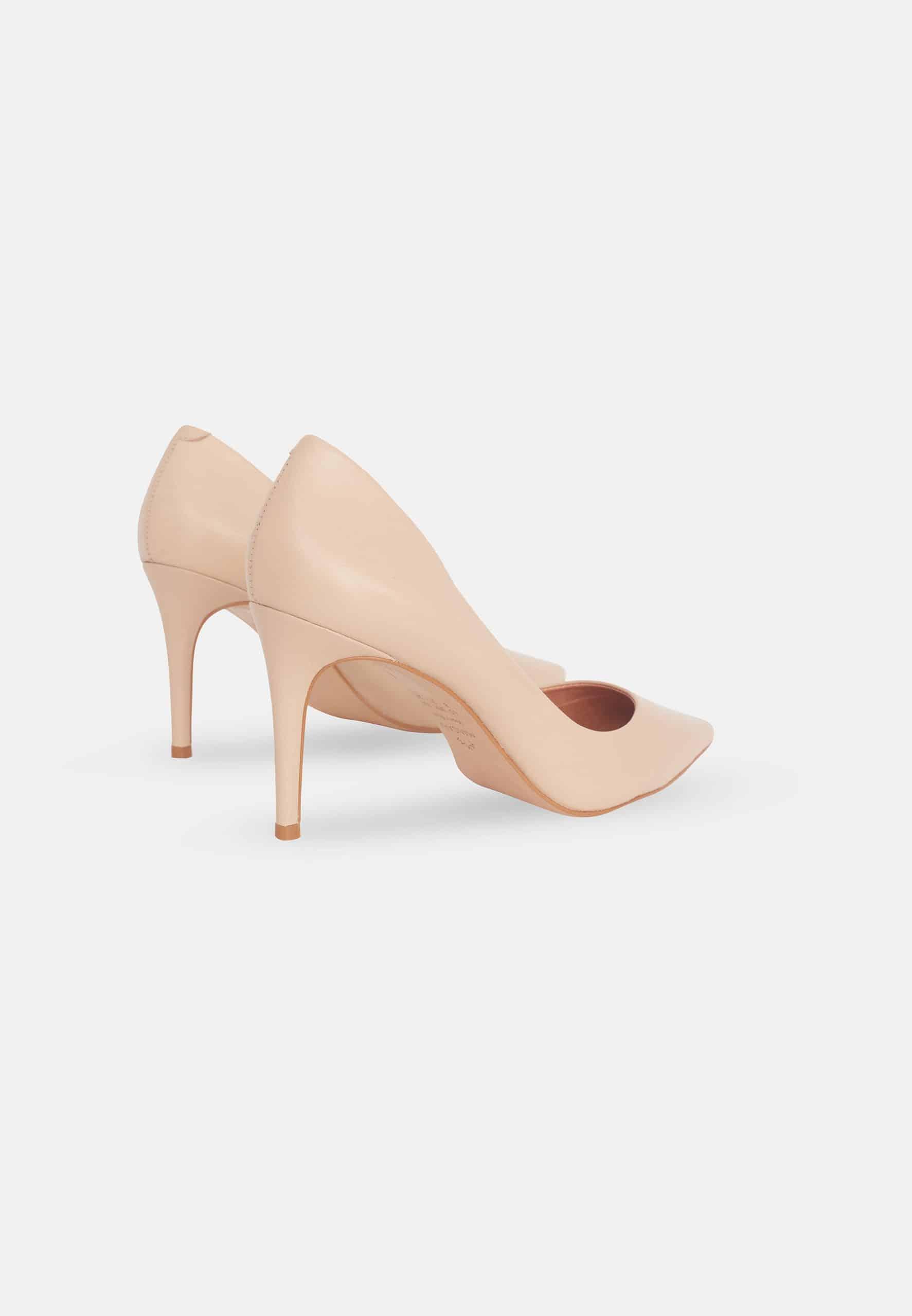 Mangará Atelier Classic Beige Leather Stiletto Pumps Tenate – 8.7cm Heel