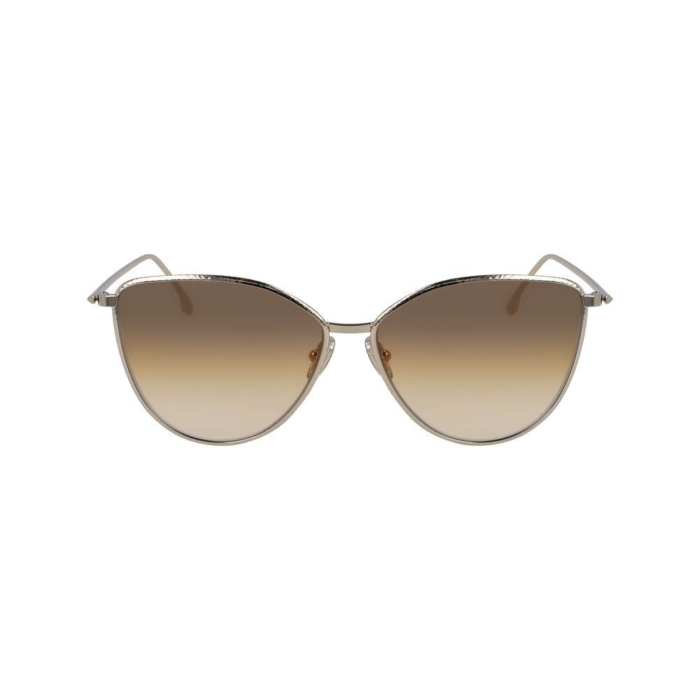 Victoria Beckham Gold Metal Sunglasses