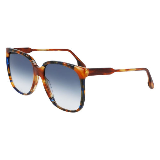 Victoria Beckham Brown Acetate Sunglasses