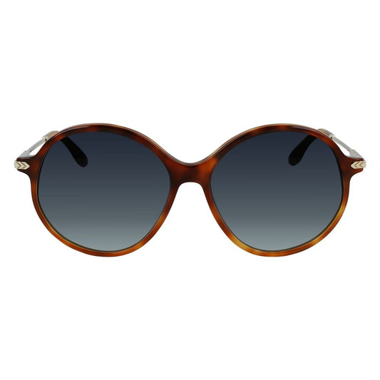 Victoria Beckham Brown Acetate Sunglasses