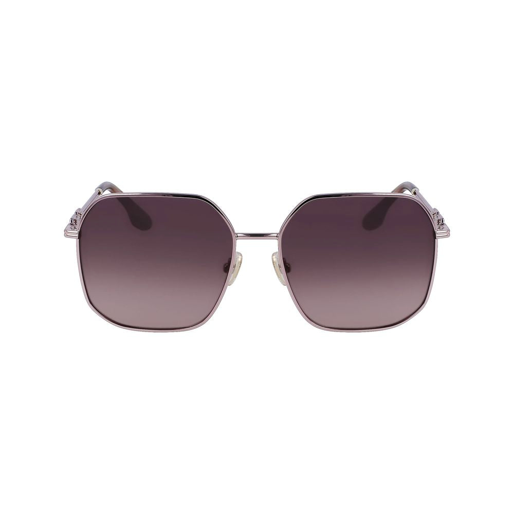 Victoria Beckham Red Metal Sunglasses