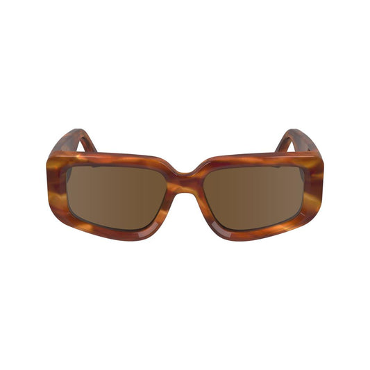 Victoria Beckham Brown Acetate Sunglasses