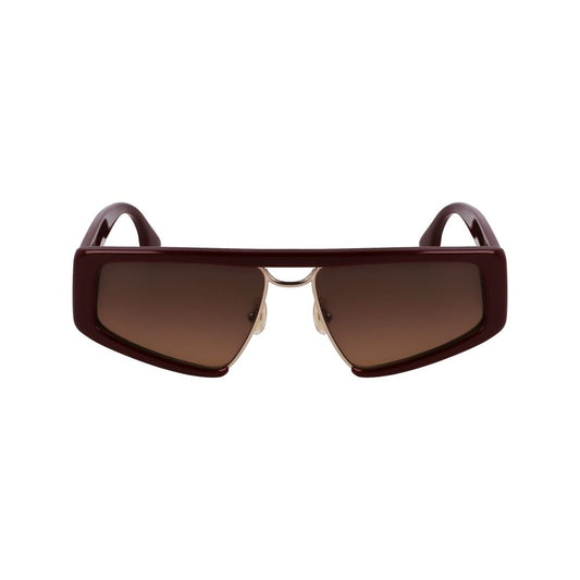 Victoria Beckham Red Metal Sunglasses