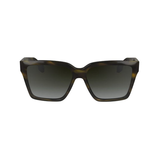 Victoria Beckham Brown Acetate Sunglasses