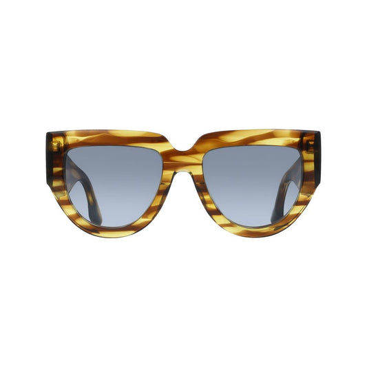 Victoria Beckham Brown Acetate Sunglasses