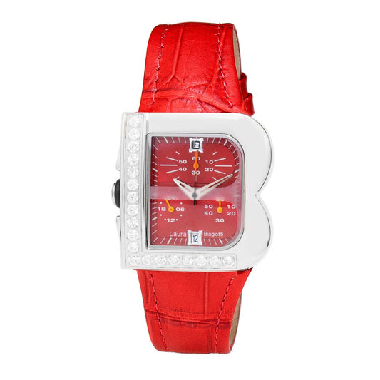 Laura Biagiotti Multicolor Leather Dress Watch