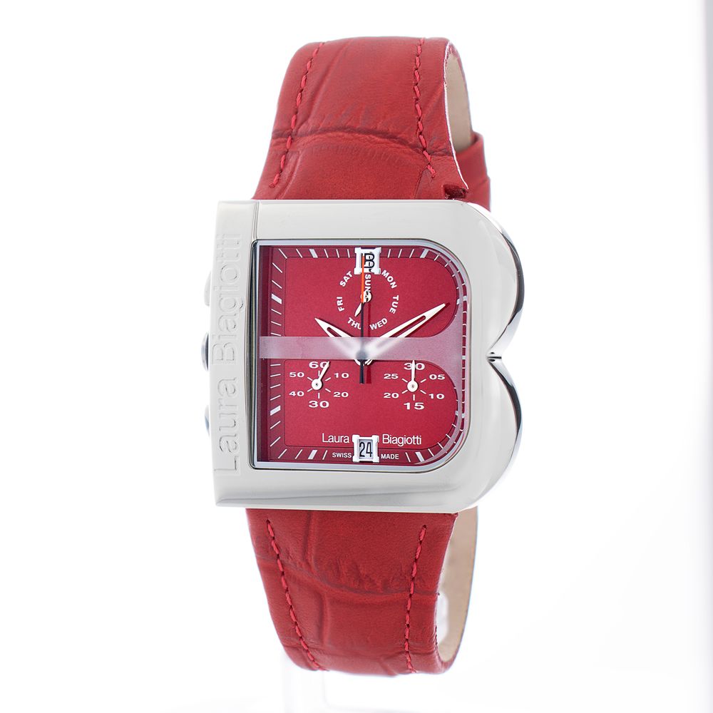 Laura Biagiotti Multicolor Leather Dress Watch