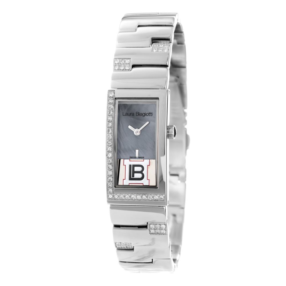 Laura Biagiotti Silver Stainless Steel Dress Watch
