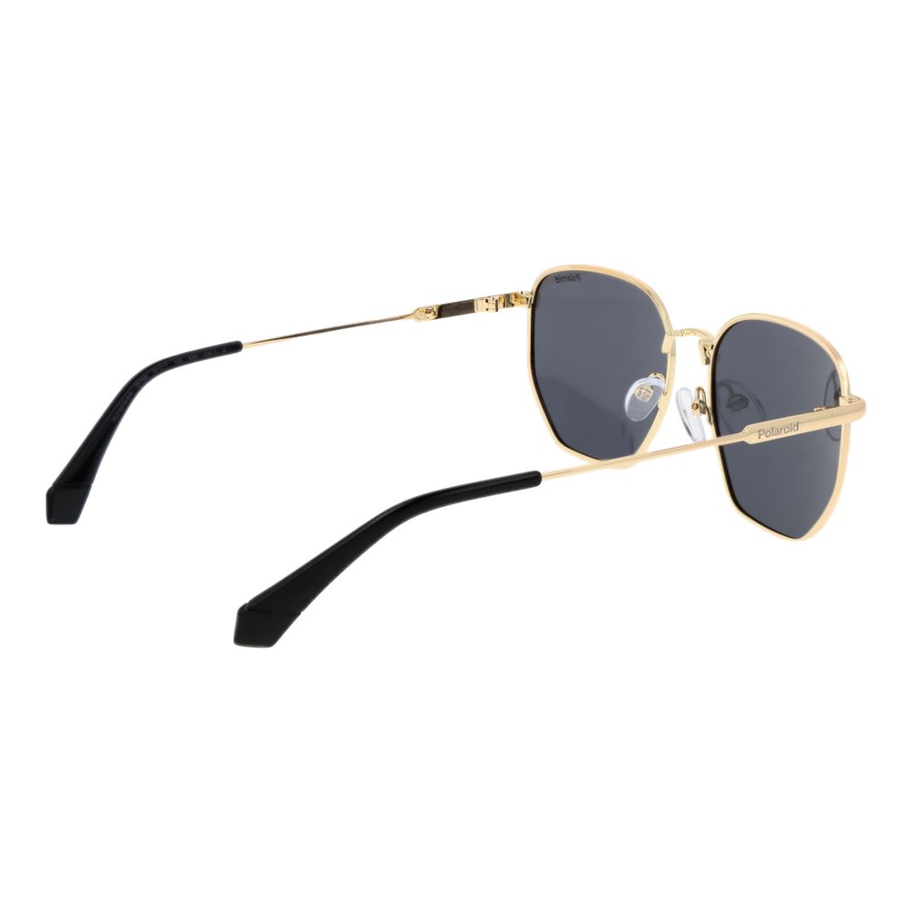 Polaroid Gold Metal Sunglasses