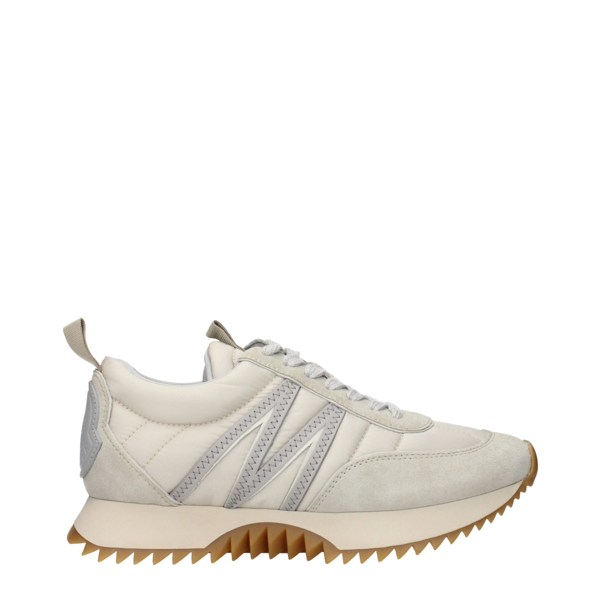 Moncler Gray Fabric Sneakers