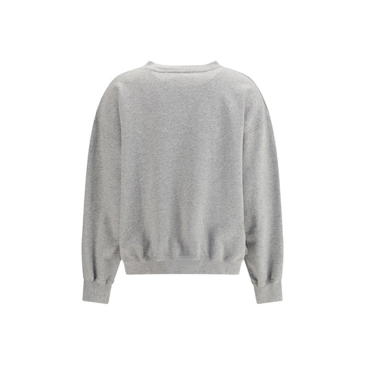 Ganni Gray Cotton Sweatshirt