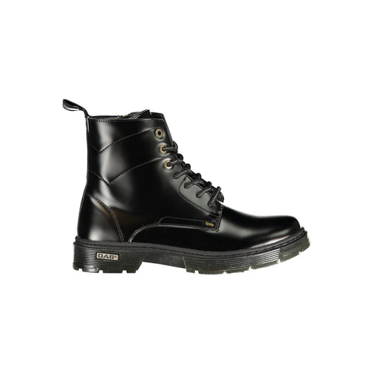 Gas Black Polyurethane Women Ankle Boot