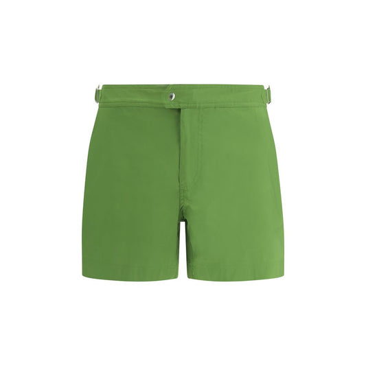Tom Ford Bicolor Polyester Swim Shorts
