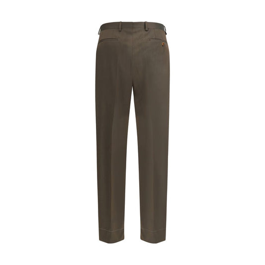 Brioni Bicolor Fleece Wool Casual Pants
