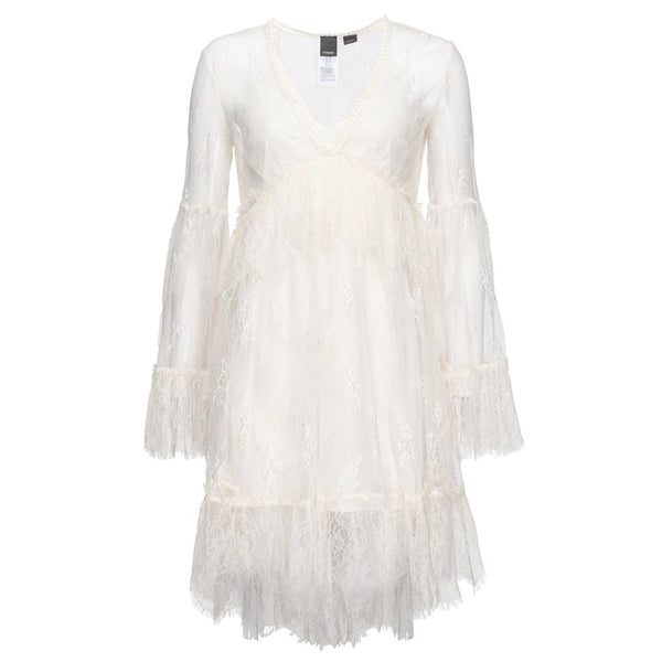 PINKO White Polyamide Dress