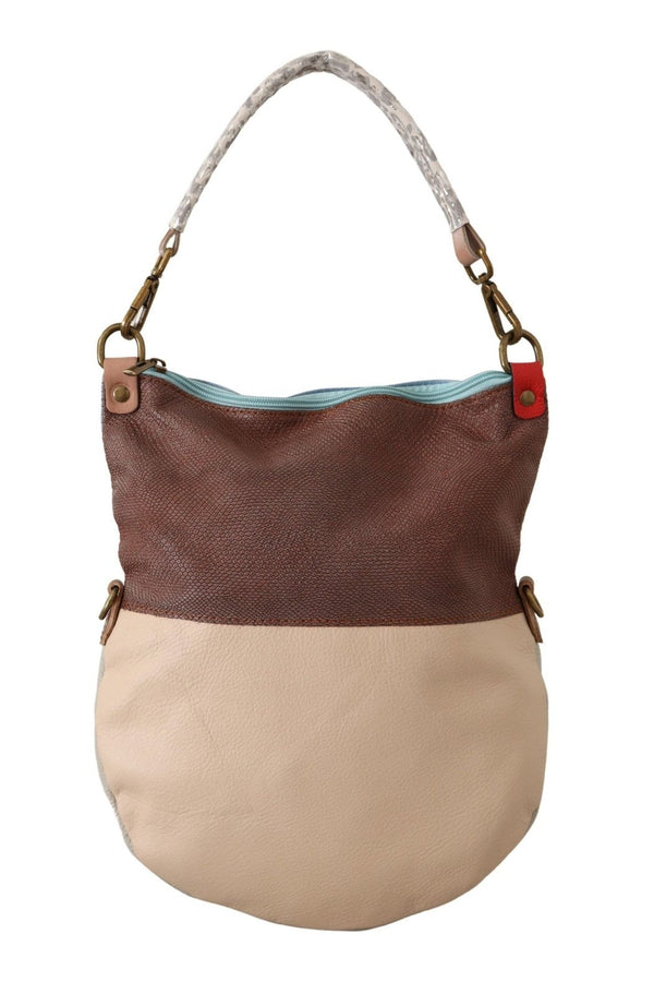 EBARRITO Multicolor Genuine Leather Shoulder Tote Women Handbag