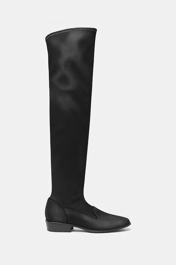 Charles Philip Black Leather Boot