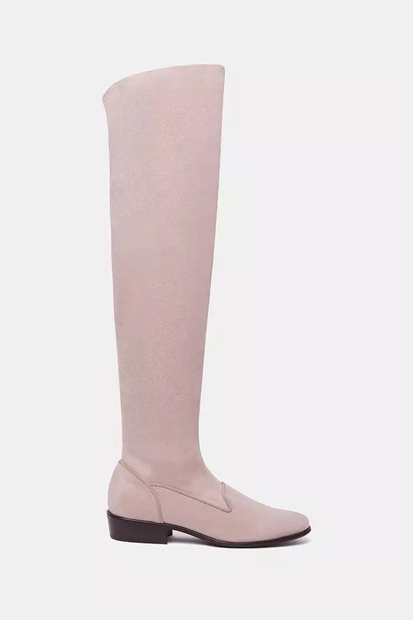 Charles Philip Beige Leather Boot